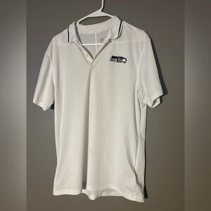 Nike Seattle Seahawks Dri-FIT Performance Polo Men's Medium White NFL
